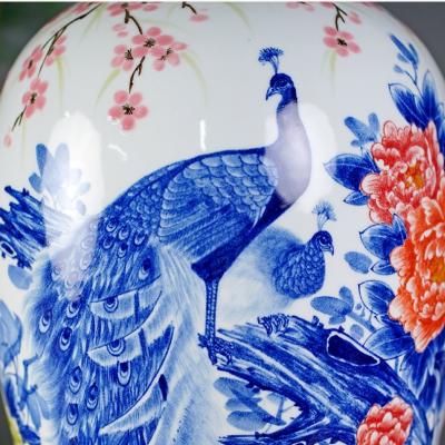 MAI BÌNH TÍCH LỘC VẼ TAY CHIM CÔNG